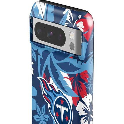 NFL Tennessee Titans Tropical Print Google Pixel 8 Pro Impact Case